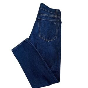 rag & bone Men's Straight Jeans - Dark Blue